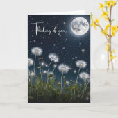 Dandelion In Moonlight 考え's You カード (黄色い花)