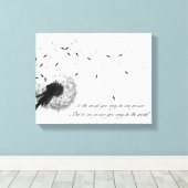 Dandelion Inspiration Canvas Print キャンバスプリント (インサイチュ (ウッドフロア))