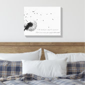 Dandelion Inspiration Canvas Print キャンバスプリント (インサイチュ (寝室))