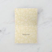 Dandelion Meadow Neutral - Golden Wheat サンキューカード (内部)