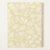 Dandelion Meadow Neutral - Golden Wheat プランナー手帳 (裏面)