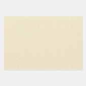 Dandelion Meadow Neutral - Golden Wheat ラッピングペーパーシート (正面3)