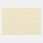 Dandelion Meadow Neutral - Golden Wheat ラッピングペーパーシート (正面2)