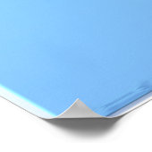 Dandelion on Baby Blueポスター ポスター (角)