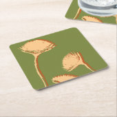 Dandelion Pop スクエアペーパーコースター (アングル)