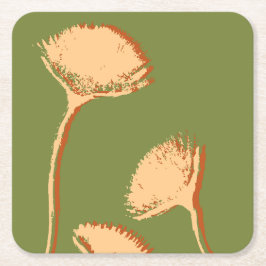 Dandelion Pop スクエアペーパーコースター