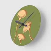 Dandelion Pop ラウンド壁時計 (傾斜)