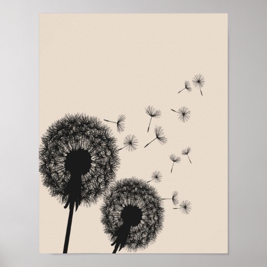 Dandelion Poster、Dandelion Wall Art、Dandelion ポスター (正面)