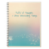 Dandelion Puffノートブック ノートブック (正面)