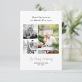 Dandelion Puff 3写真やさしいソウル葬儀 サンキューカード (スタンド正面)