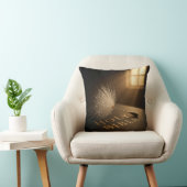 Dandelion Seedling with Water Droplets on a Bible  クッション (椅子)