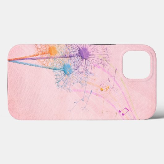 Dandelion Seeds and Music Notes Case-Mate iPhoneケース (裏面 (横))