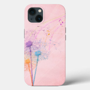 Dandelion Seeds and Music Notes iPhone 13ケース