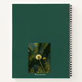 Dandelion Wildflower Weed Goethe LifeQuote Journal ノートブック (裏面)