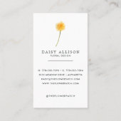 Dandelion Wishes | 春の野花 名刺 (裏面)