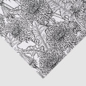 Dandelions, black and white 薄葉紙 (詳細)