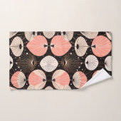 Dandelions -Mid-century- Retro Modern Design バスタオルセット (ハンドタオル)