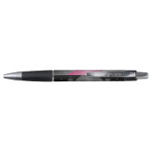 Dandelions Pink Black White Pen ボールペン (裏面)