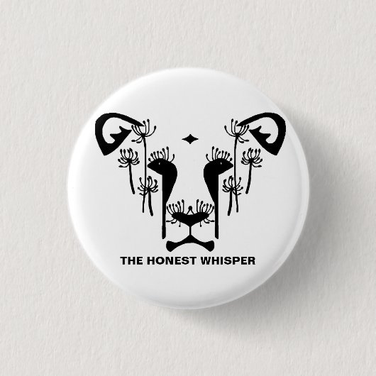 Dandiのライオンボタン 缶バッジ (正面)