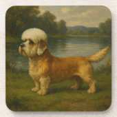 Dandi Dinmont Terrier コースター (正面)