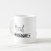 DandieユーモアのあるなDinmontテリア コーヒーマグカップ (正面左)