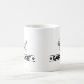 DandieユーモアのあるなDinmontテリア コーヒーマグカップ (中央)