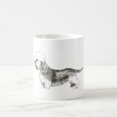 Dandie Dinmontテリア コーヒーマグカップ (中央)