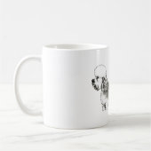 Dandie Dinmontテリア コーヒーマグカップ (左)