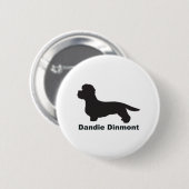 Dandie Dinmont 缶バッジ (正面&裏面)