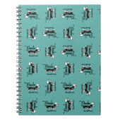 "Dandie Dinmont Terrier" ノートブック (正面)