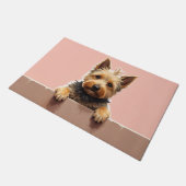 Dandie Dinmont Terrier Doormat Art ドアマット (アングル)