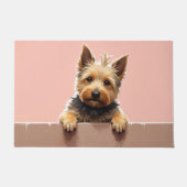 Dandie Dinmont Terrier Doormat Art ドアマット (正面)