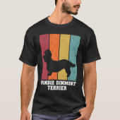 Dandie Dinmont Terrier Vintage  1 Tシャツ (正面)