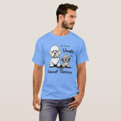 Dandie Dinmont Terriers T-Shirt Tシャツ (正面フル)