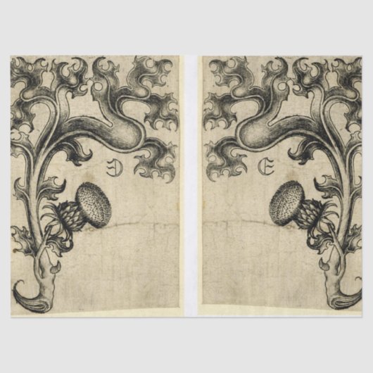 Dandilionのコーベルのがらくたジャーナル要素シート 薄葉紙 (正面)