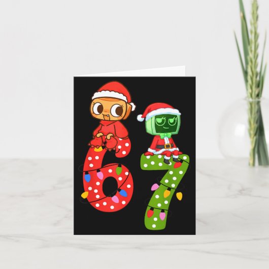 Dandy Bruh 67 Days Meme Humor 6 7 Shelly World Six カード (正面)