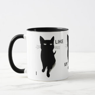 Dandylandの創造によるクールな黒猫のコーヒー・マグ マグカップ