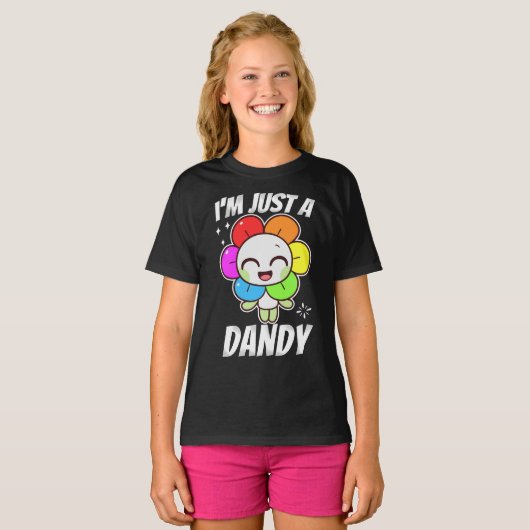 Dandy's World Cute design | i'm Just Dandy toon Tシャツ (正面フル)