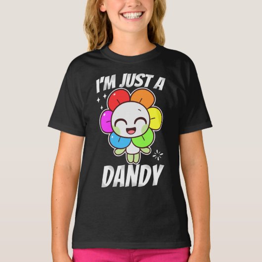 Dandy's World Cute design | i'm Just Dandy toon Tシャツ (正面)
