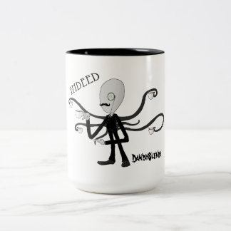 DandySlendy - Slendermanは茶マグを飲みます ツートーンマグカップ