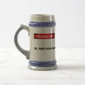 danegrのロゴのビールのジョッキ ビールジョッキ (左)