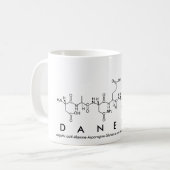 Danelleペプチド名mug コーヒーマグカップ (正面左)