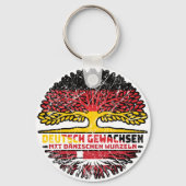 Dänemark Dänisch Deutsch Deutschland Baum Wurzel キーホルダー (裏面)