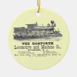 Danforth LocomotiveおよびMachine Company 1852年 セラミックオーナメント