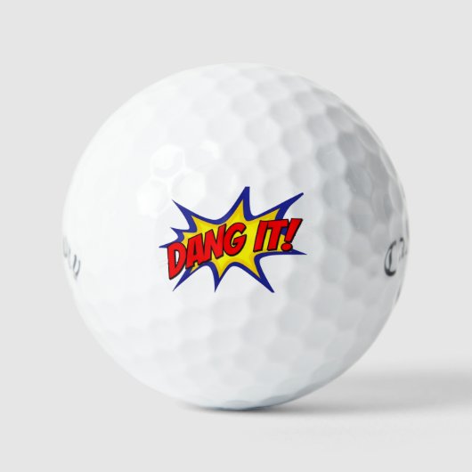 Dang It Mulligan Golf Balls - Funny Callaway Gift ゴルフボール (正面)