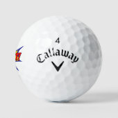 Dang It Mulligan Golf Balls - Funny Callaway Gift ゴルフボール (ロゴ)