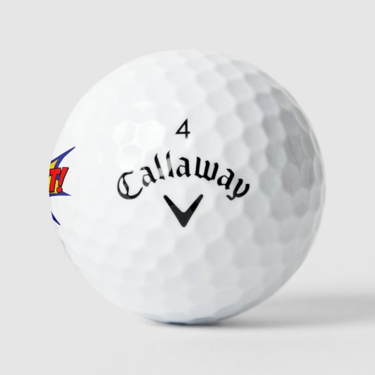 Dang It Mulligan Golf Balls - Funny Callaway Gift ゴルフボール (ロゴ)