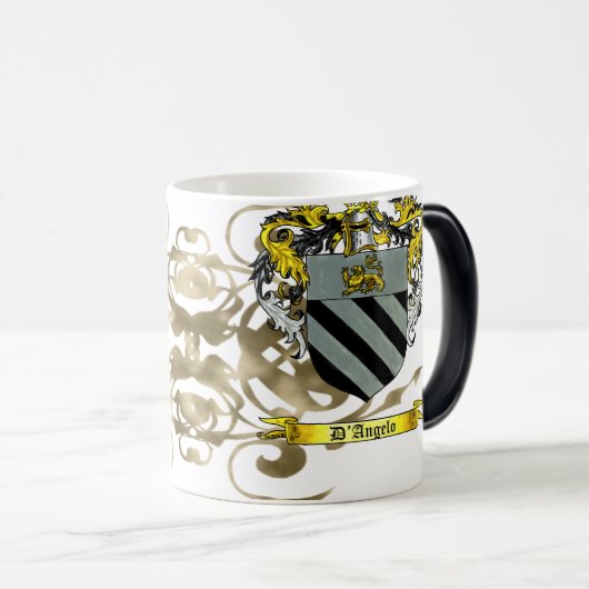 D'Angeloの紋章付き外衣 モーフィングマグカップ (正面右)