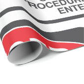 Danger Confined Space Entry Safety Warning ラッピングペーパー (ロールコーナー)