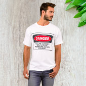 Danger Confined Space Entry Safety Warning Tシャツ